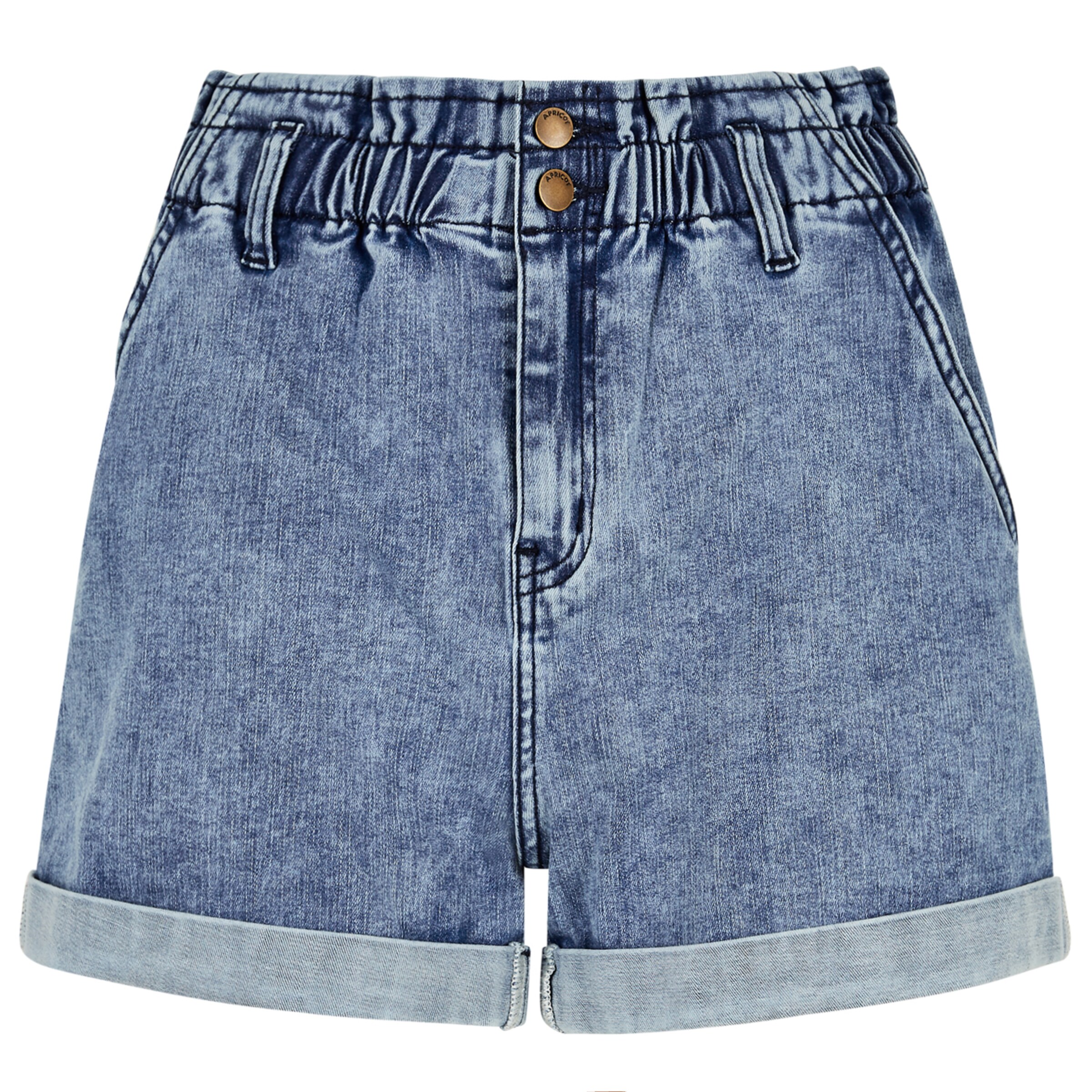 Apricot Loose fit Pants in Blue: front