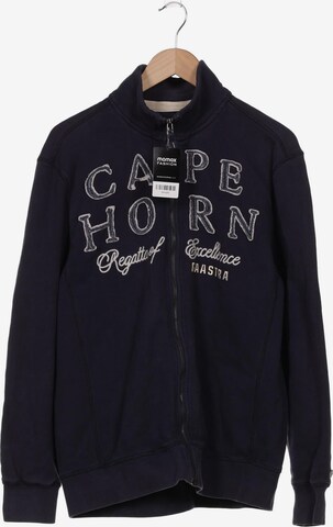 Gaastra Sweatshirt & Zip-Up Hoodie in XL in Blue: front