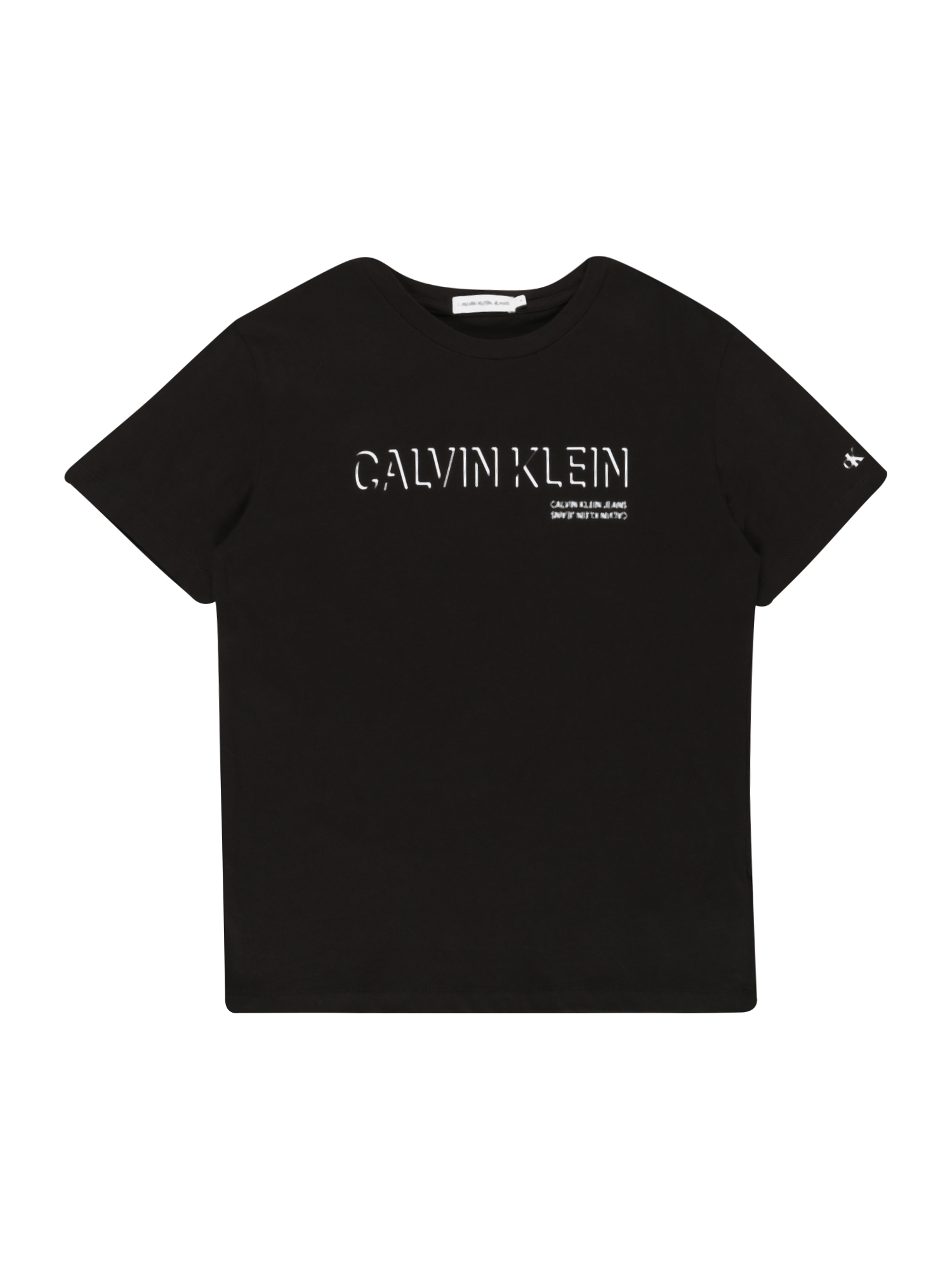 Dzieci Chłopcy Calvin Klein Jeans Koszulka w kolorze Czarnym 