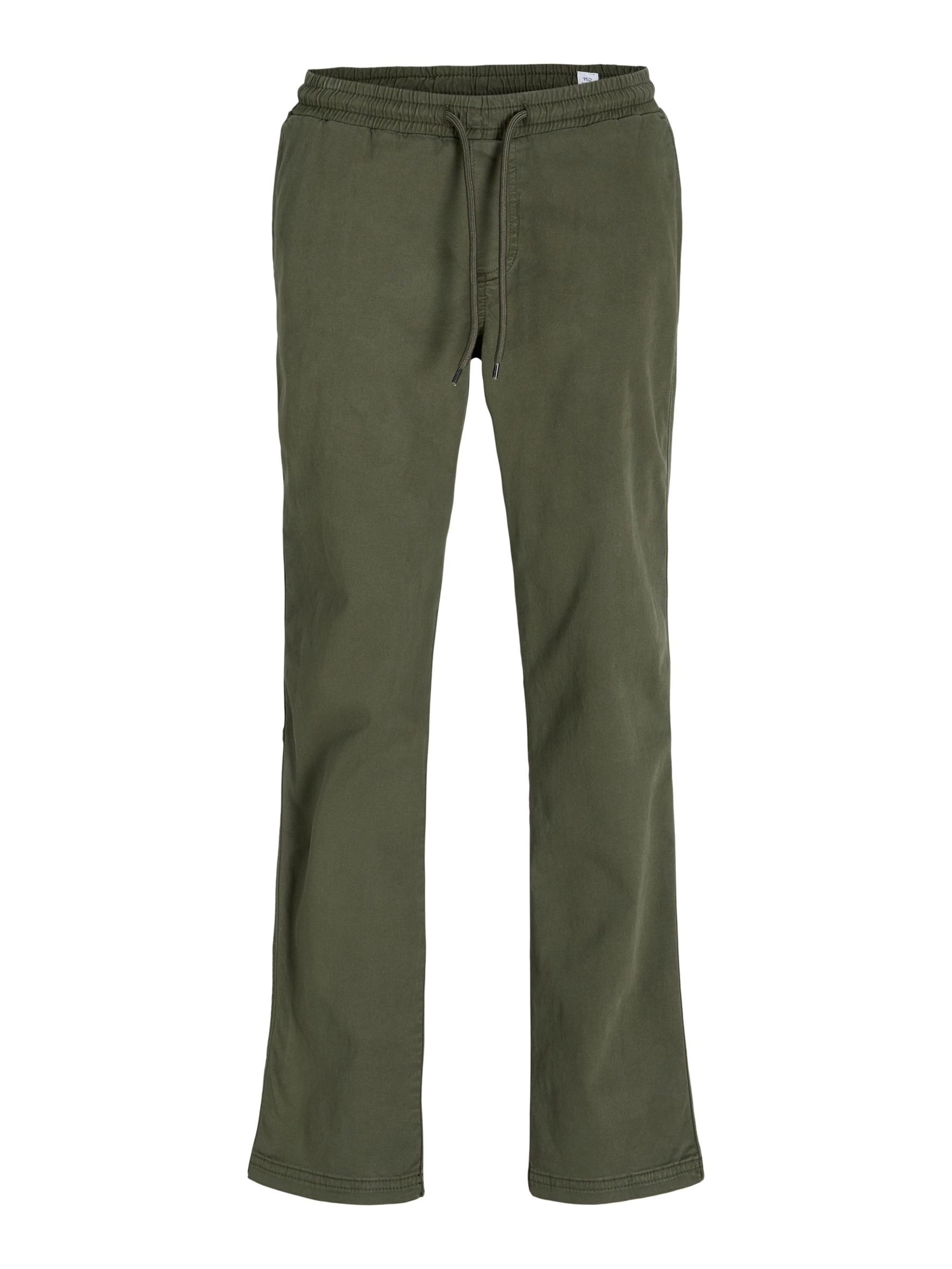 Regular Pantalon Jack & Jones Junior en vert : devant
