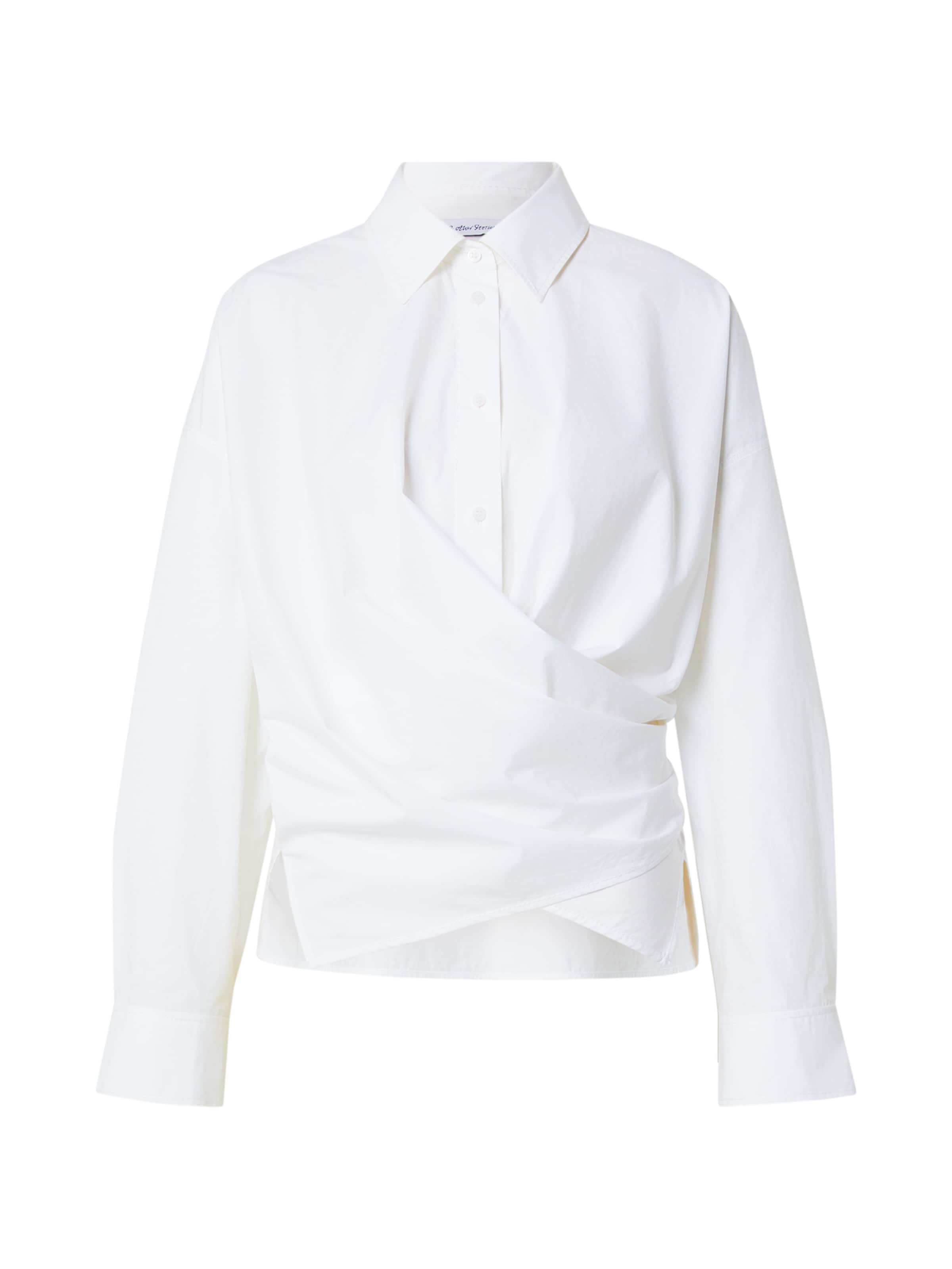 & Other Stories Μπλούζα σε λευκό: μπροστά