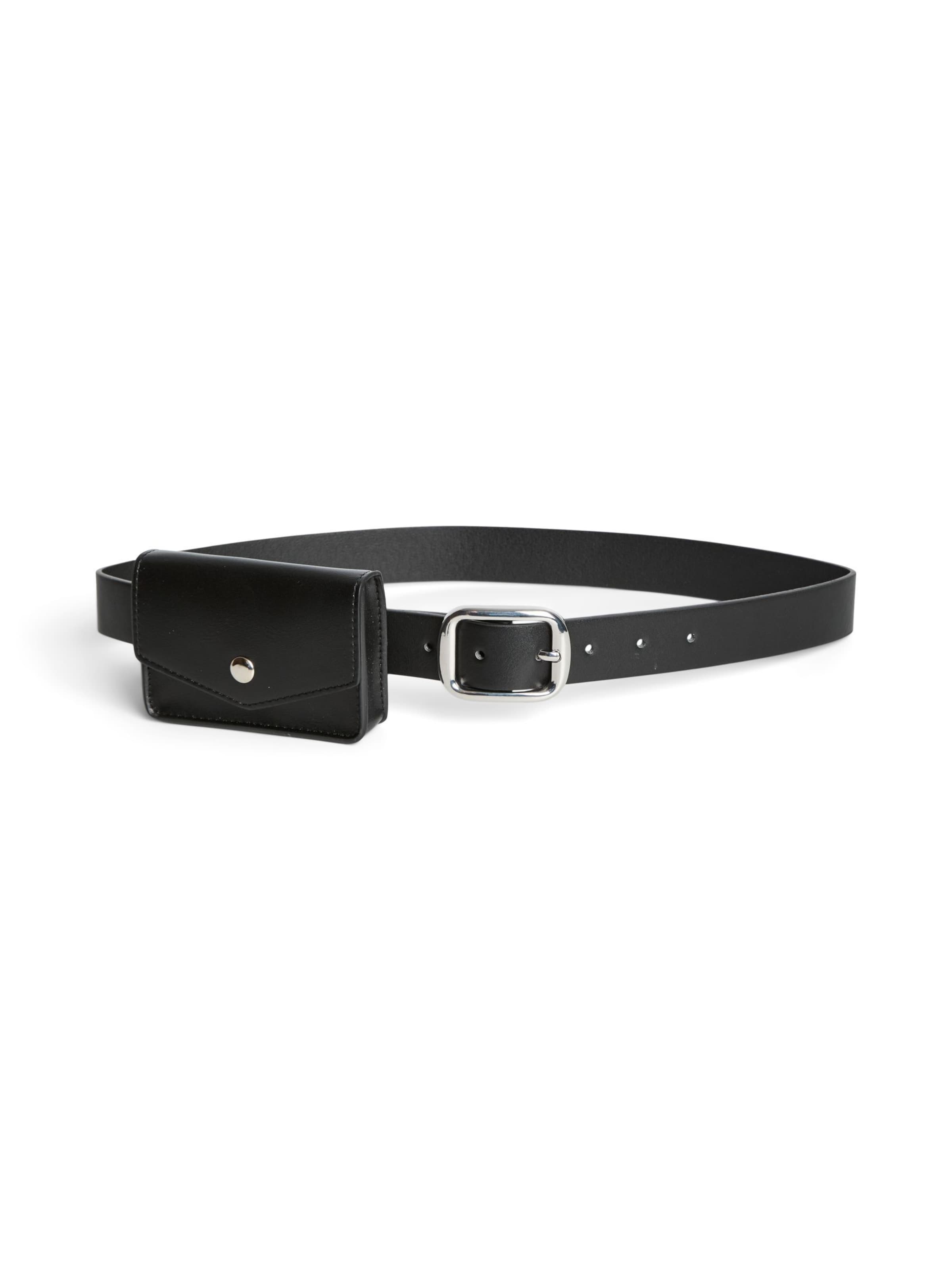 Ceinture 'GARIA' PIECES en noir : devant