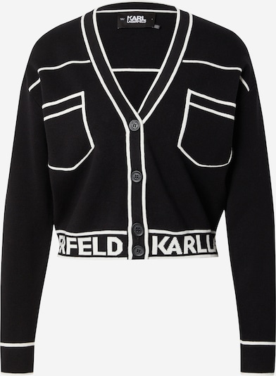 Karl Lagerfeld Cardigan i sort / hvid, Produktvisning