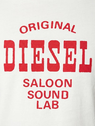 T-Shirt 'T-DIEGOR-E12' DIESEL en blanc