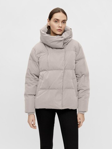 OBJECT - Chaqueta de invierno 'LOUISE' en gris: frente