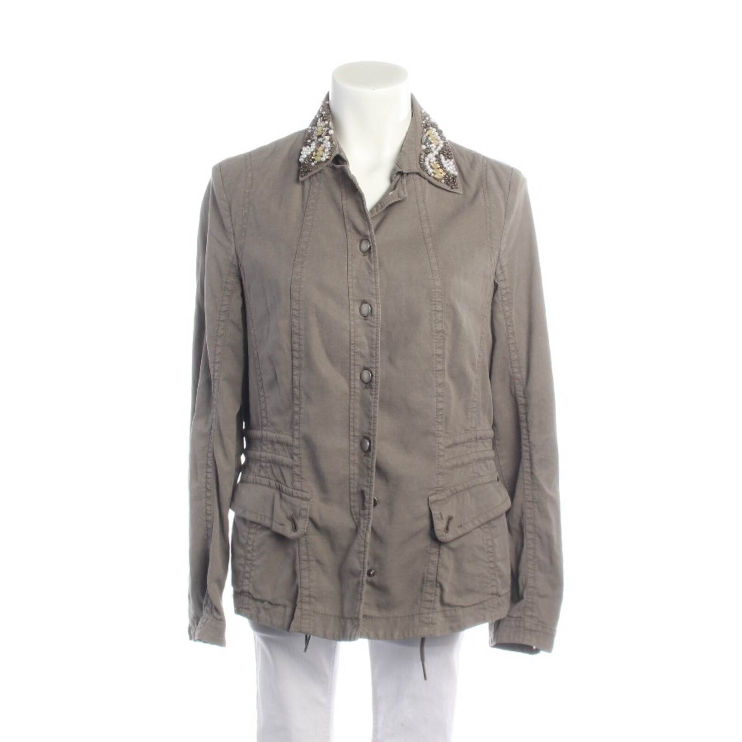 Marc Cain Sommerjacke L in Braun: Vorderseite
