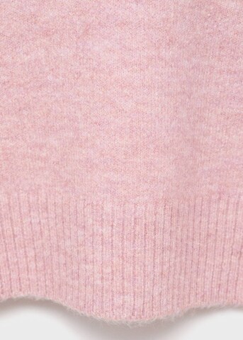 MANGO TEEN Pullover 'Eyelet' in Pink