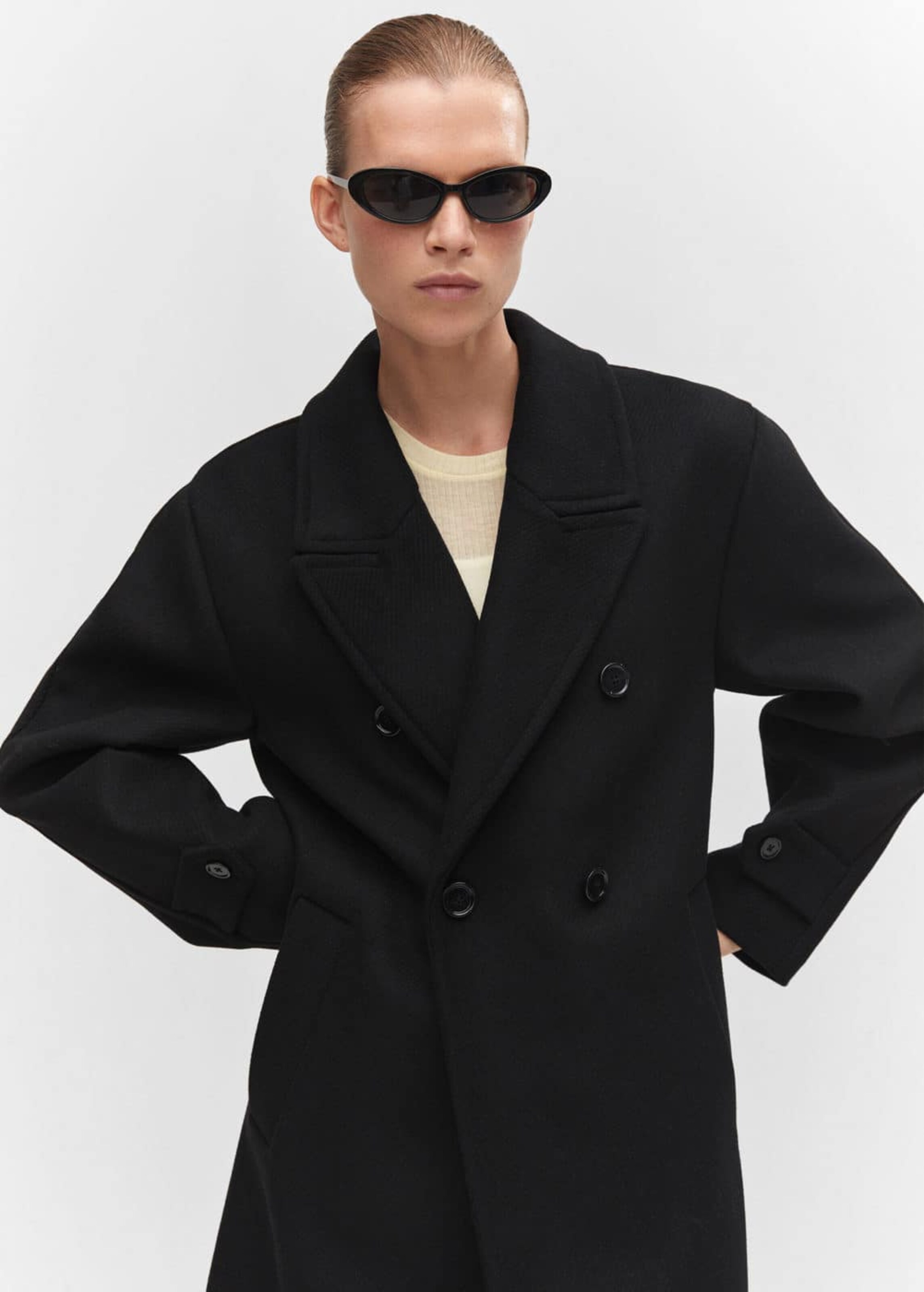Mango manteau 2025 noir