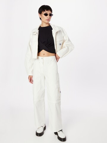 Calvin Klein Jeans Tričko – černá