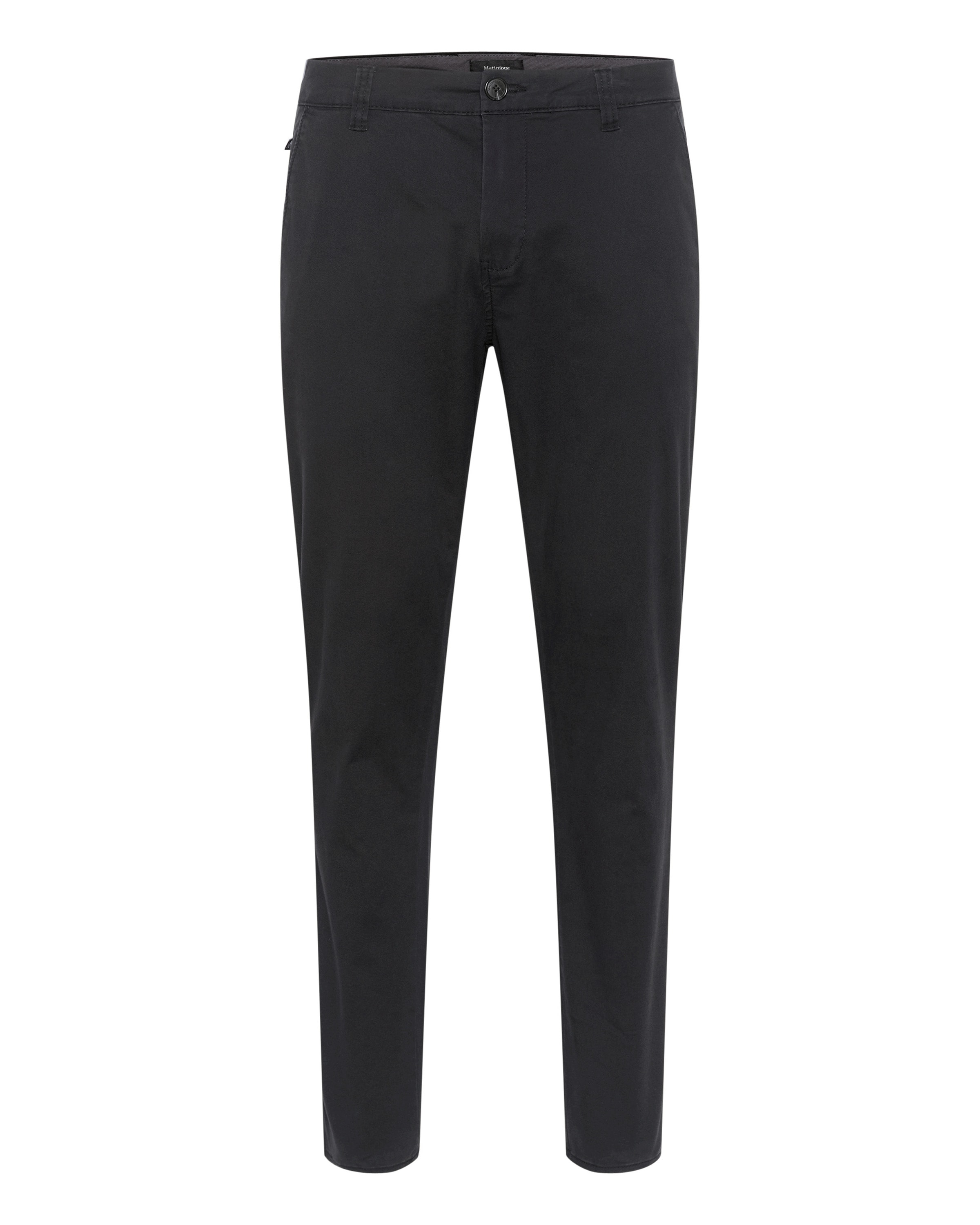 Matinique Regular Hose 'Brent' in Schwarz: Vorderseite