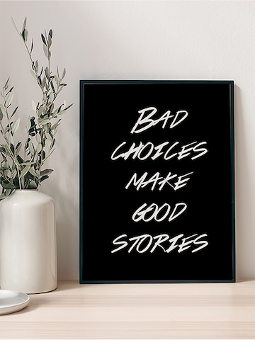 Liv Corday Image 'Bad Choices' in Black