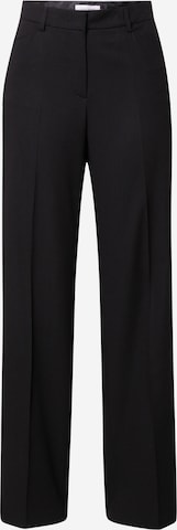 Regular Pantalon à plis GERRY WEBER en noir : devant