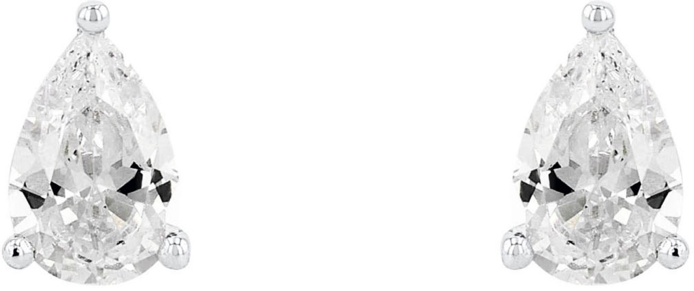 AMOR Ohrstecker in Silber: Vorderseite