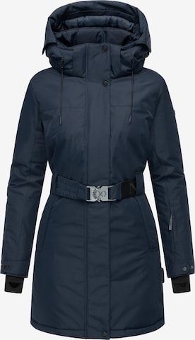 Cappotto invernale 'Frostkuss 14 ' di NAVAHOO in blu: frontale