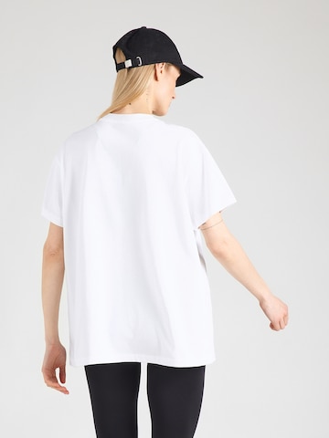 Maglia extra large 'Serif' di Aim'n in bianco