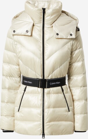 Calvin Klein Zimní bunda 'LOFTY' – béžová: přední strana