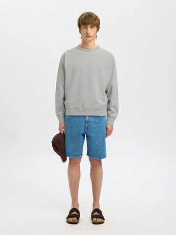 SELECTED Sweatshirt i grå