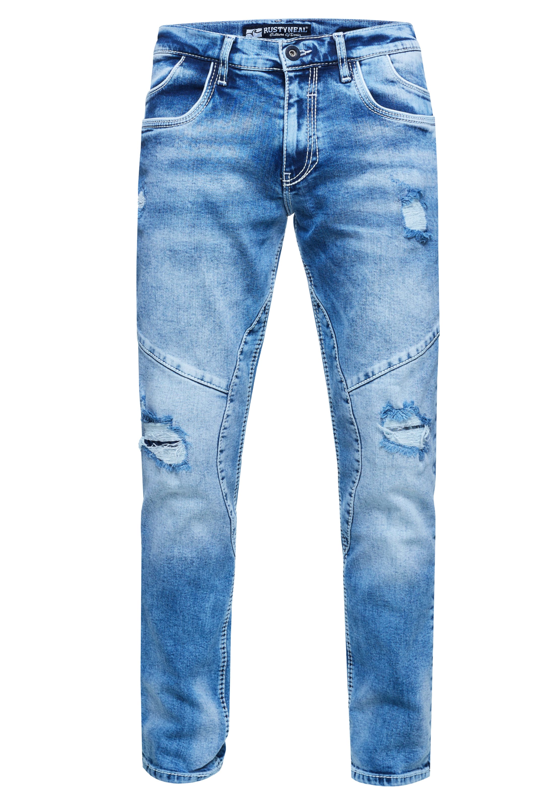 Rusty Neal Regular Jeanshose 'NISHO' in Blau: Vorderseite