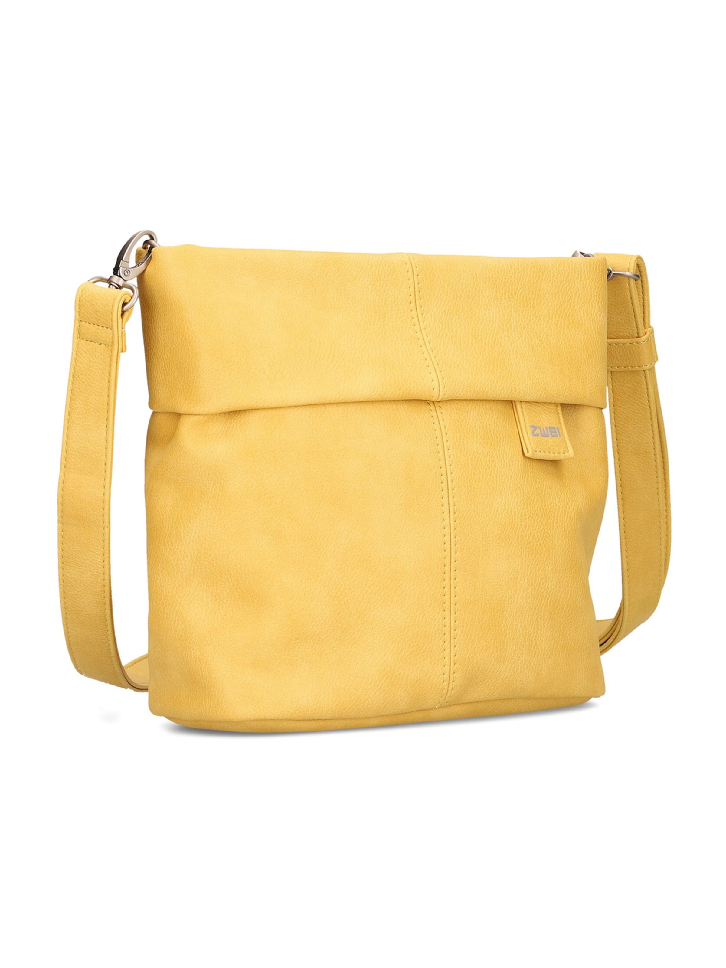 ZWEI Handbag 'MADEMOISELLE.M M8' in Yellow: front