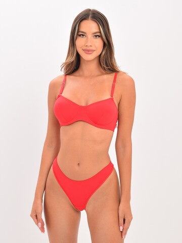 Orchibelle Bralette Underwear Sets in Red