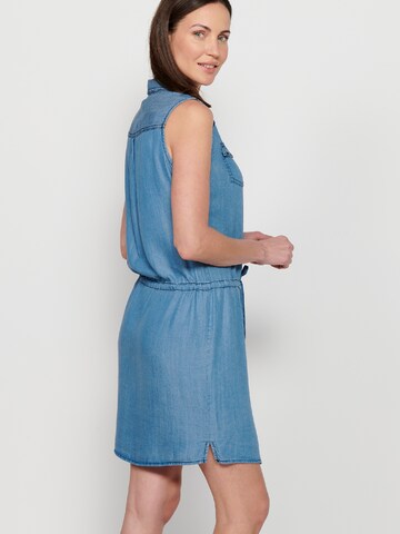 Robe-chemise KOROSHI en bleu