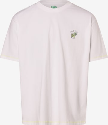 Finshley & Harding London Shirt 'Freddie' in Wit: voorkant