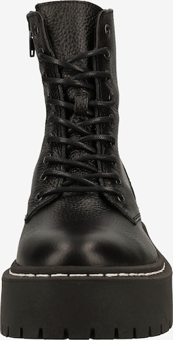 STEVE MADDEN Lace-Up Ankle Boots in Black