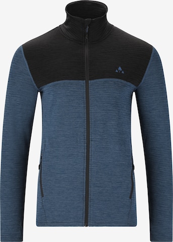 Whistler Athletic Zip-Up Hoodie 'Nevados' in Blue: front