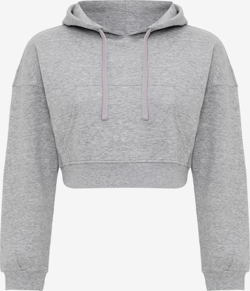 Jacey Quinn Sweatshirt in Grau: Vorderseite