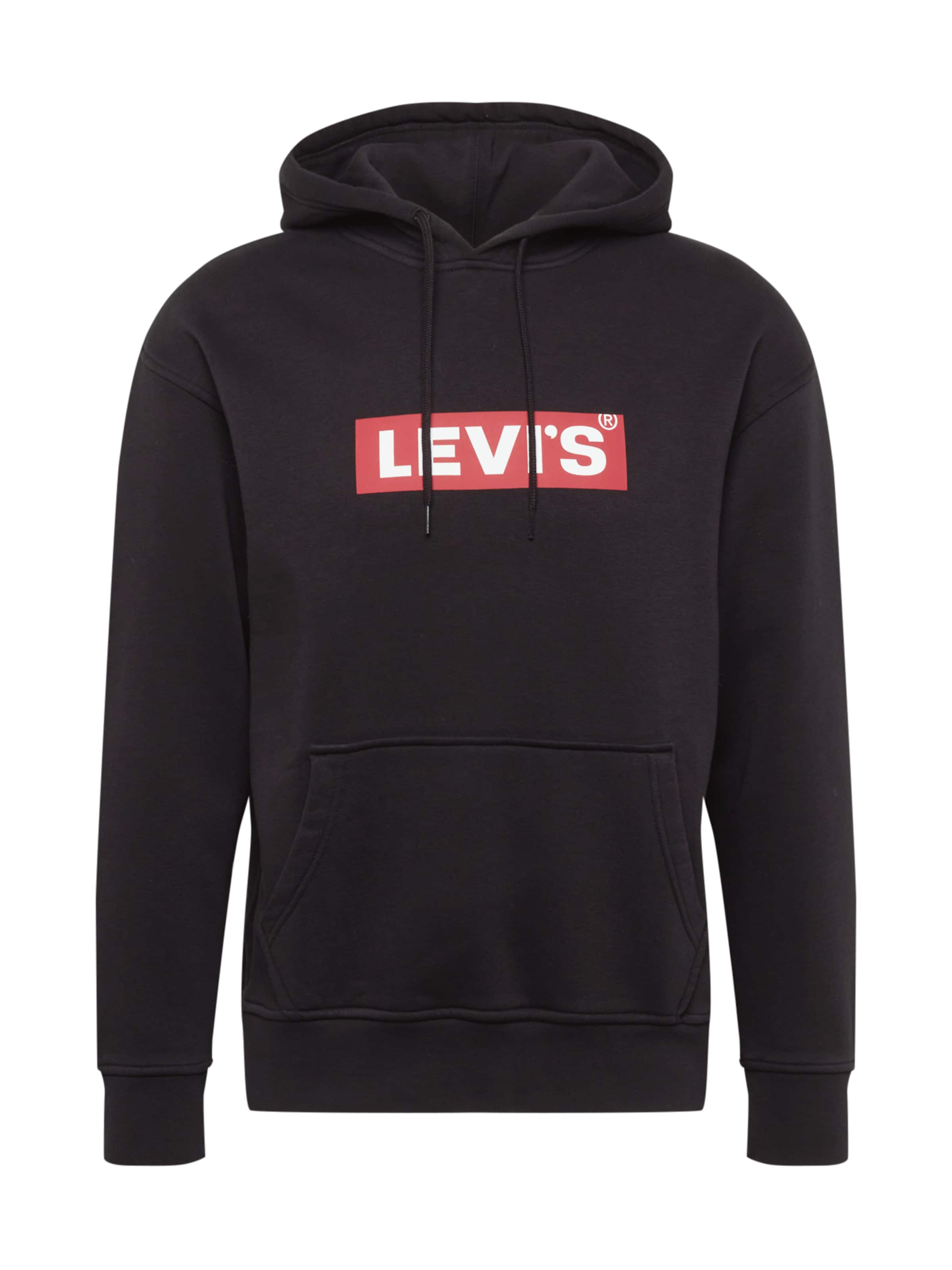 LEVI'S ® Regular fit Tréning póló - fekete: elől