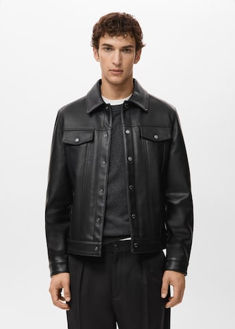 MANGO MAN Between-Season Jacket 'Blas' in Black: front