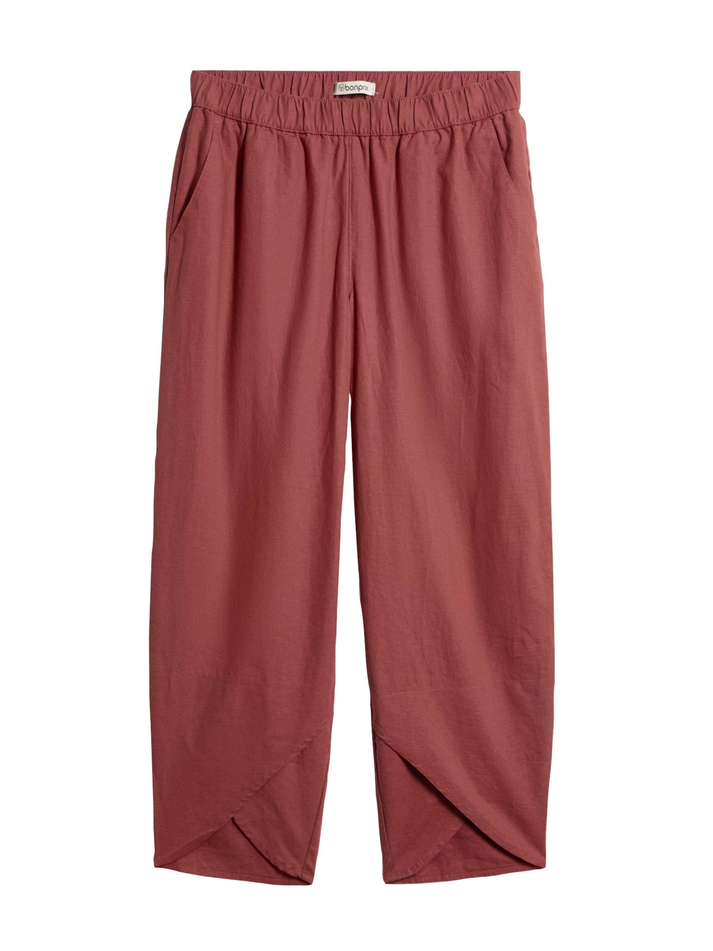 bonprix Loosefit Broek in Rood: voorkant