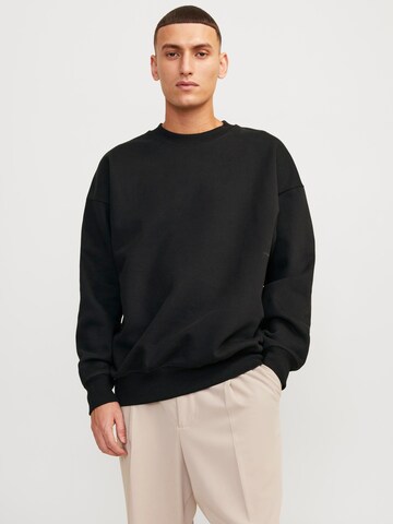 Sweat-shirt 'Vibe' JACK & JONES en noir : devant