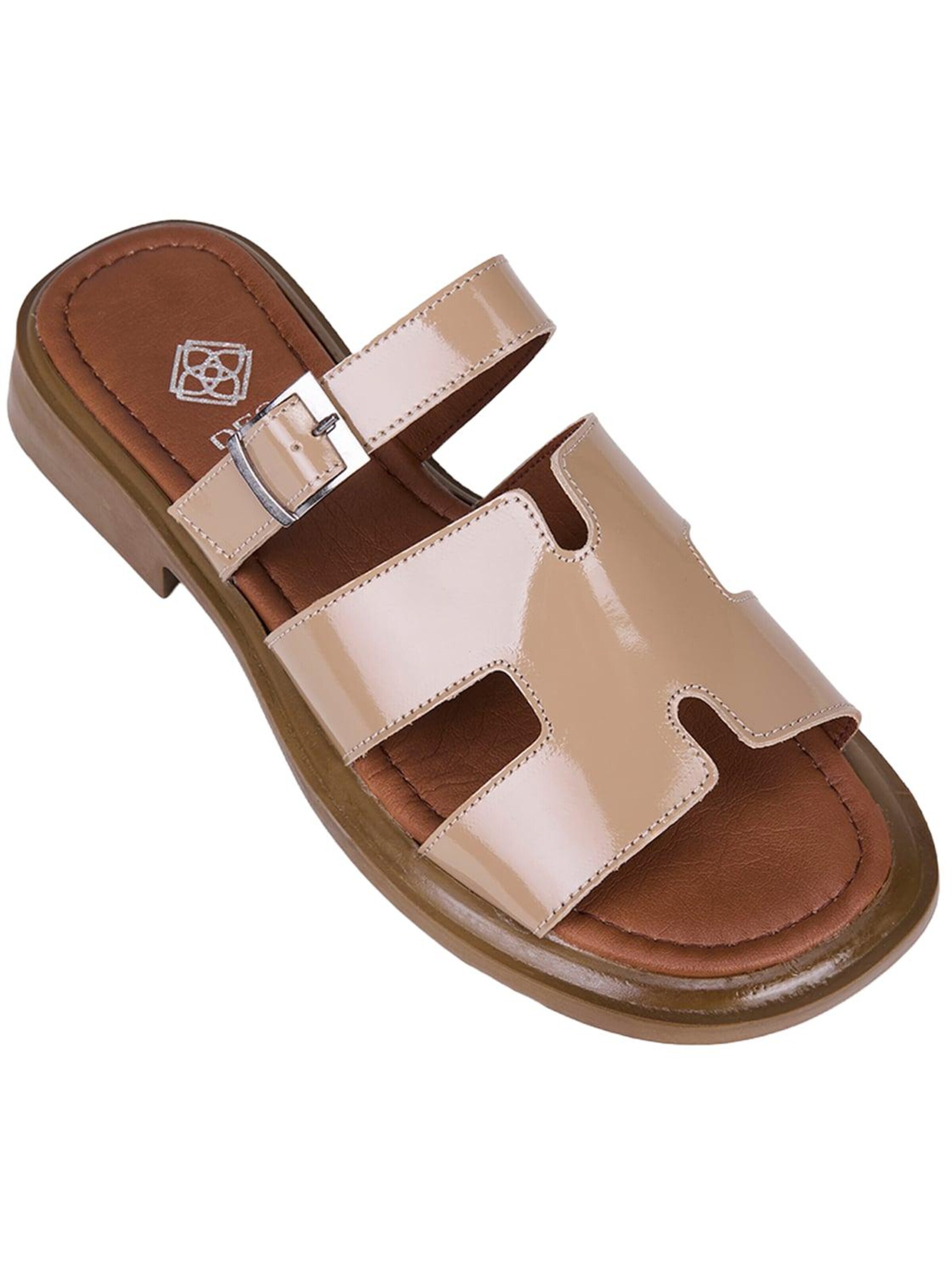 Desa - Zapatos abiertos 'Folien' en beige: frente