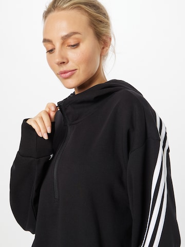 ADIDAS SPORTSWEAR Athletic Sweatshirt 'Future Icons 3-Stripes Long' in Black