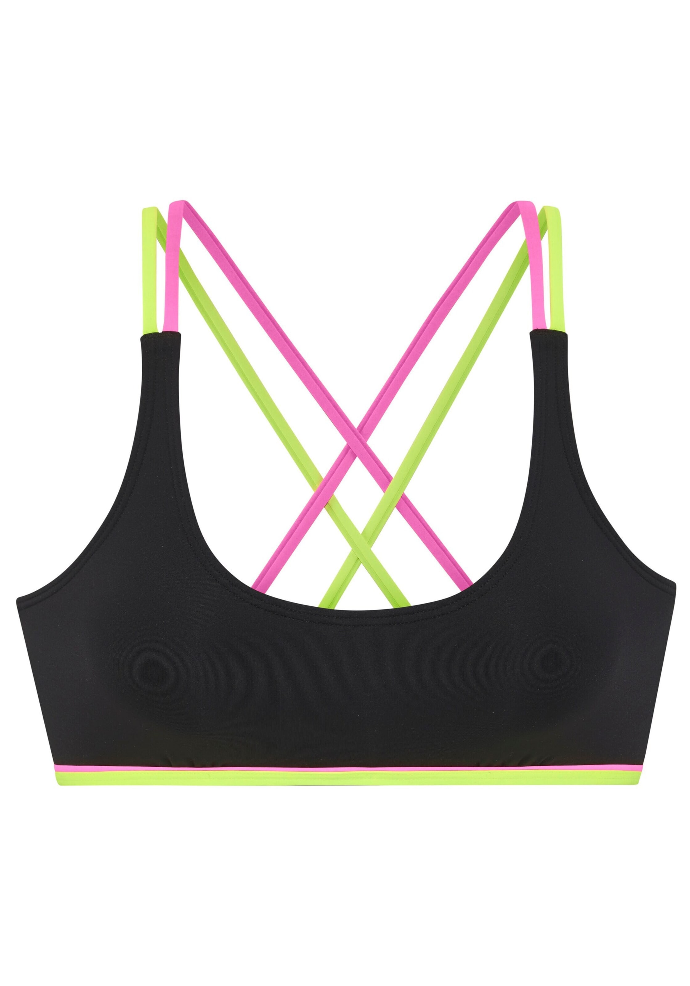 BUFFALO Бюстие Горнище на бански в черно: отпред