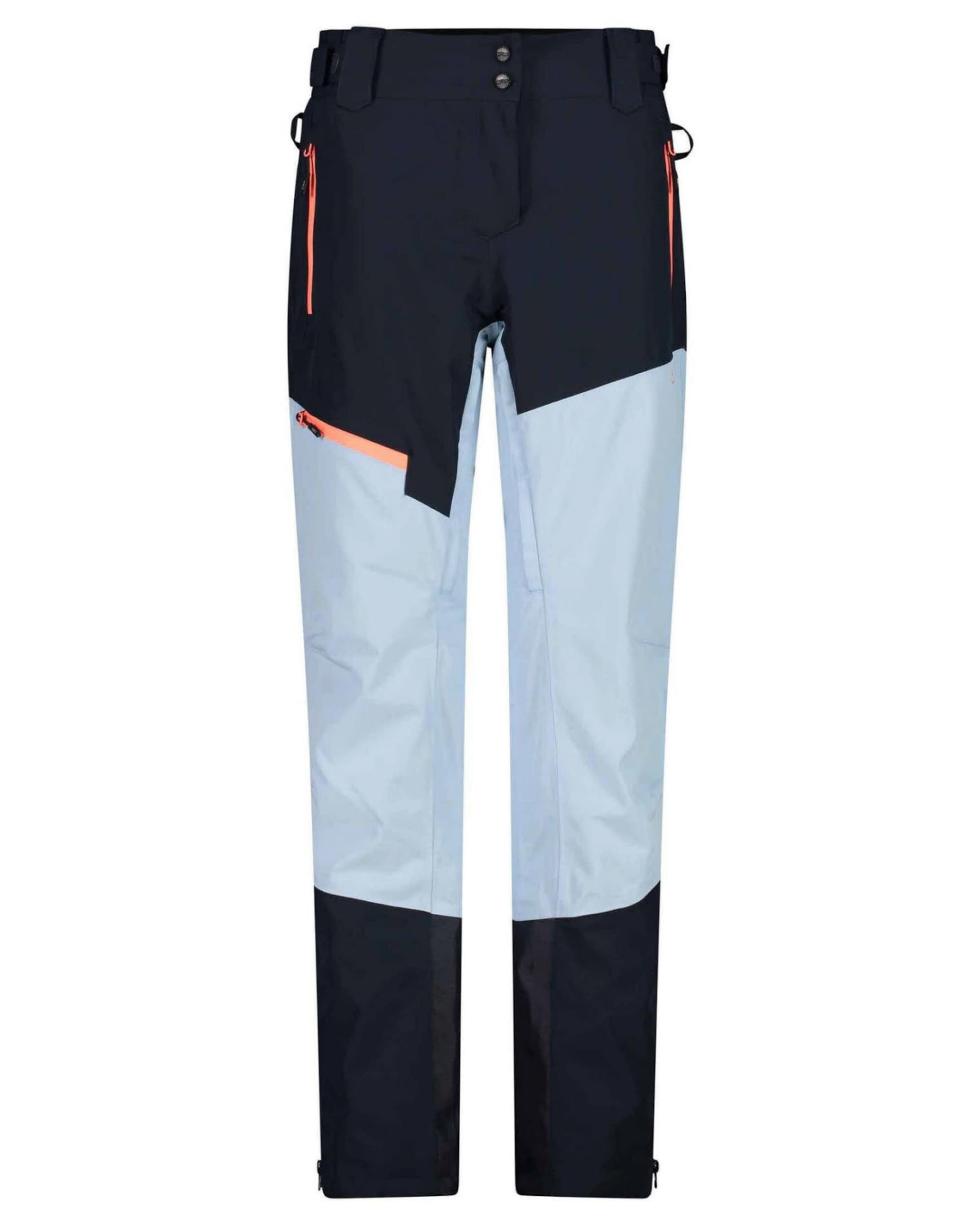 CMP Slim fit Workout Pants in Black: front