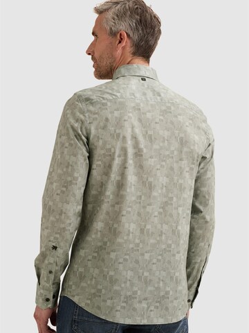 Coupe regular Chemise 'Shirt with allover print and Kent collar' VANGUARD en vert