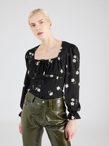 Dorothy Perkins Bluse in Schwarz: Vorderseite