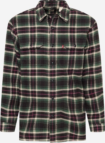 LEVI'S ® Skjorta 'Jackson Worker' i grön: framsida