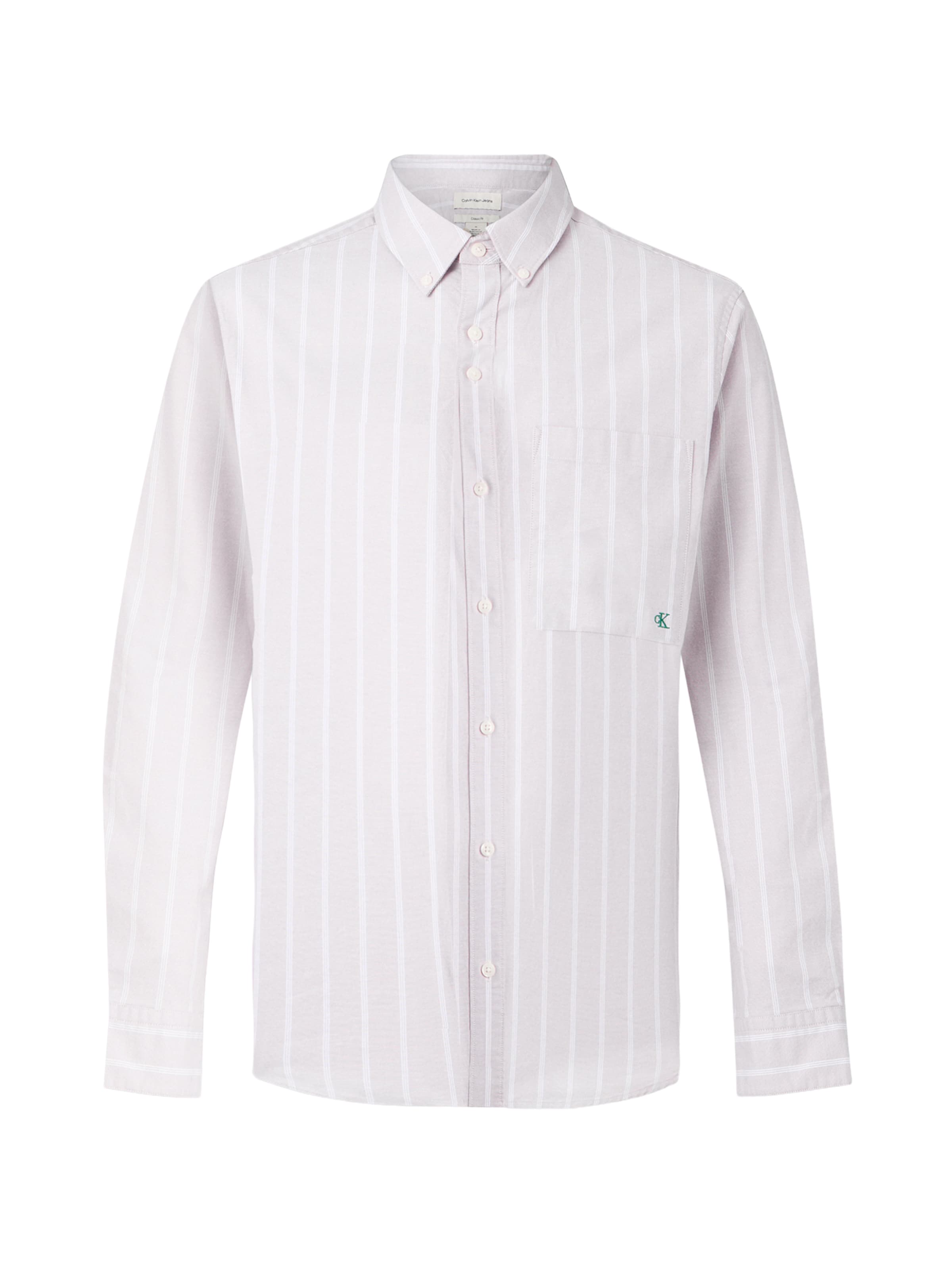 Calvin Klein Jeans Regular fit Button Up Shirt in Pink: front