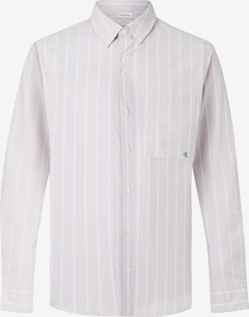 Calvin Klein Jeans Regular fit Button Up Shirt in Pink: front