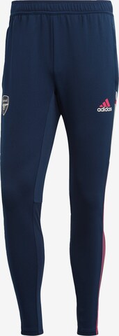 ADIDAS SPORTSWEAR Tapered Workout Pants 'Arsenal Condivo 22 ' in Blue: front
