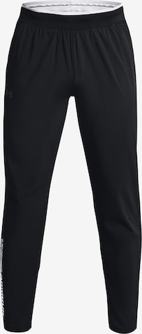UNDER ARMOUR Sports trousers 'Storm Run' in Black: front