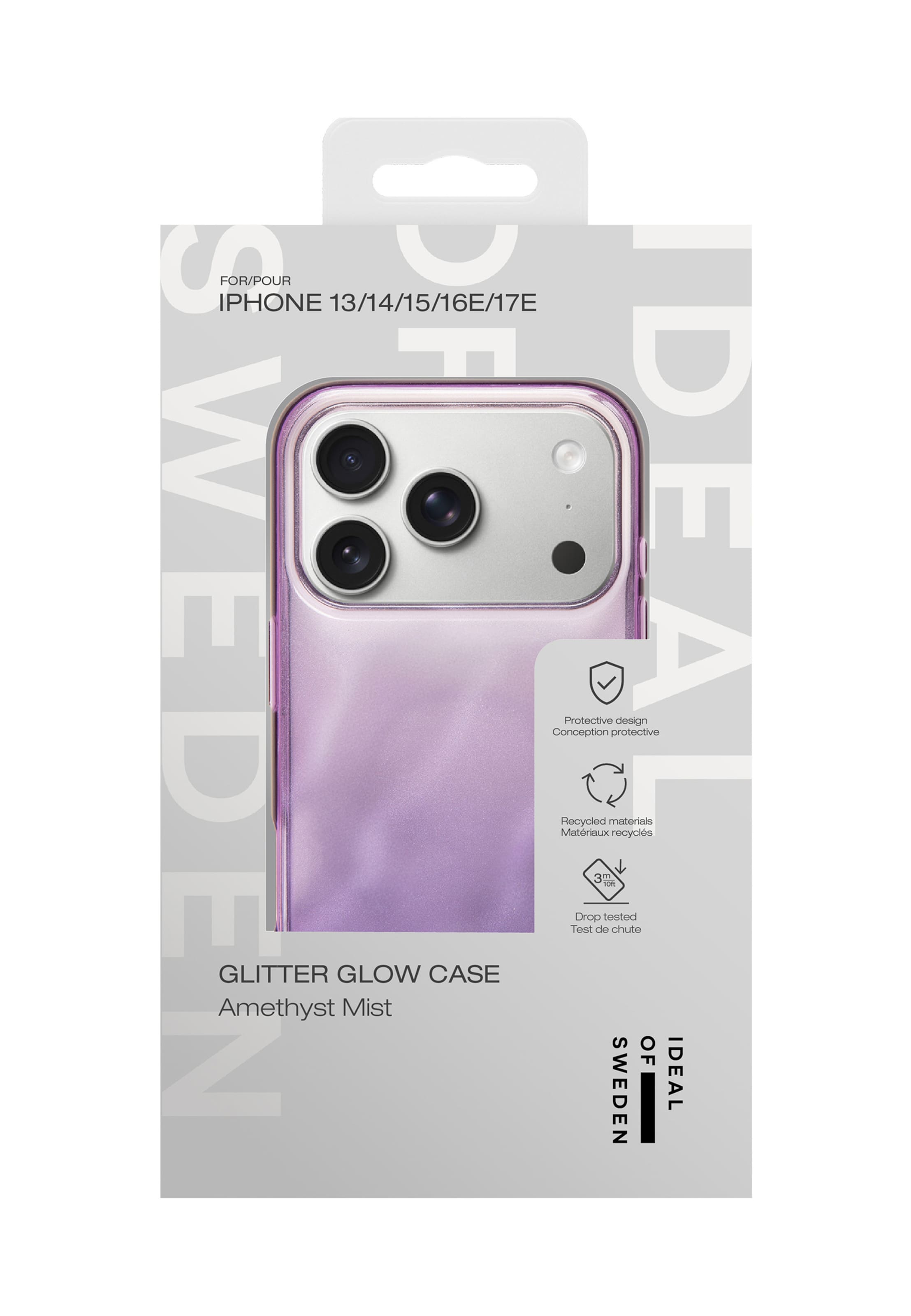 Protection pour smartphone 'iPhone 13 / 14 / 15 / 16e / 17e' iDeal of Sweden en violet