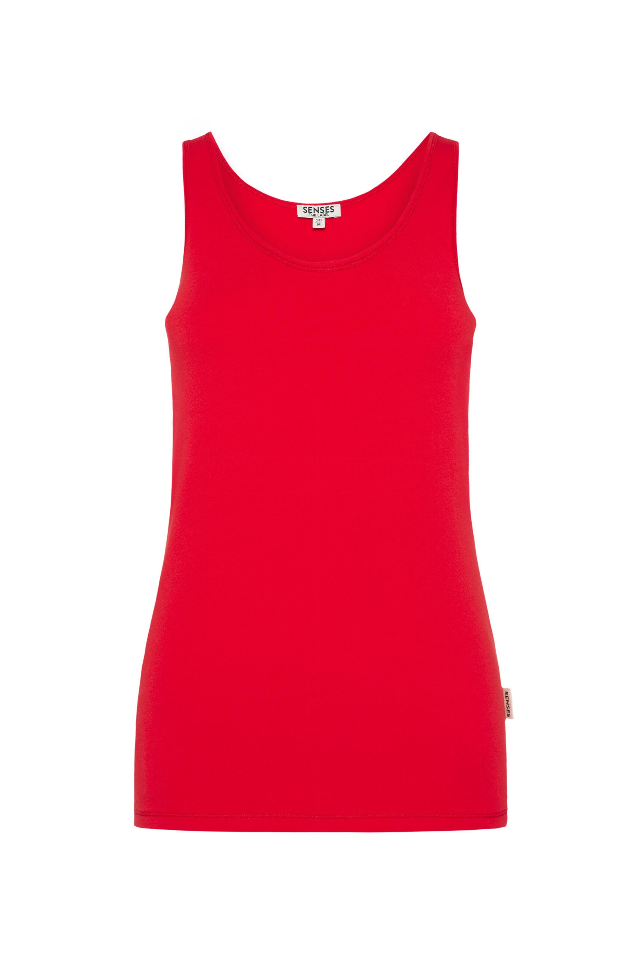 SENSES.THE LABEL Top in Red: front
