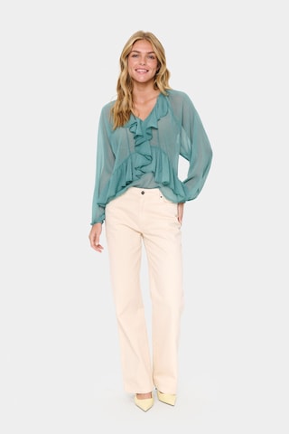 SAINT TROPEZ Bluse 'Jacelyn' in Grün