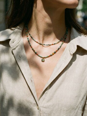 Nemomatheo Necklace 'Fernweh' in Green