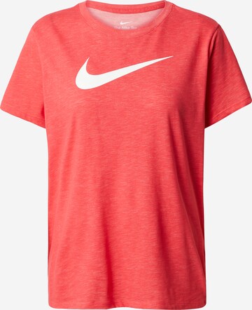 NIKE - Camiseta funcional 'Swoosh' en rojo: frente