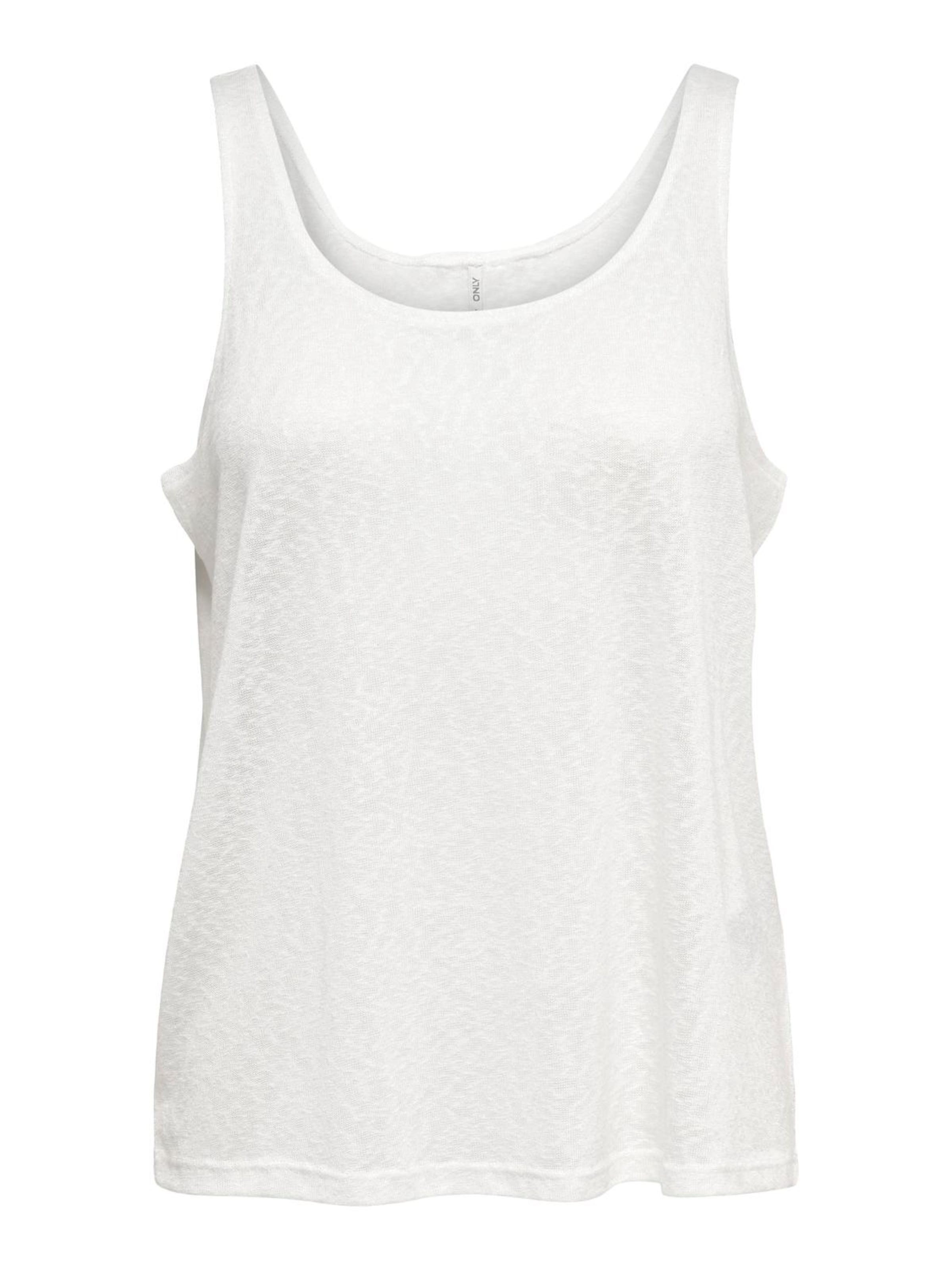 ONLY Topp 'ONLFRIDA', värv valge: eest vaates